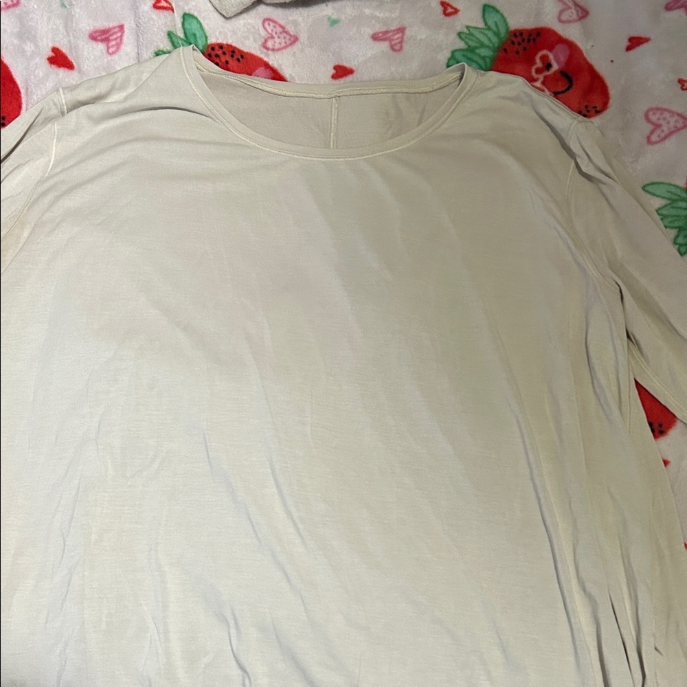 Women's Classic Cream Long Sleeve Top